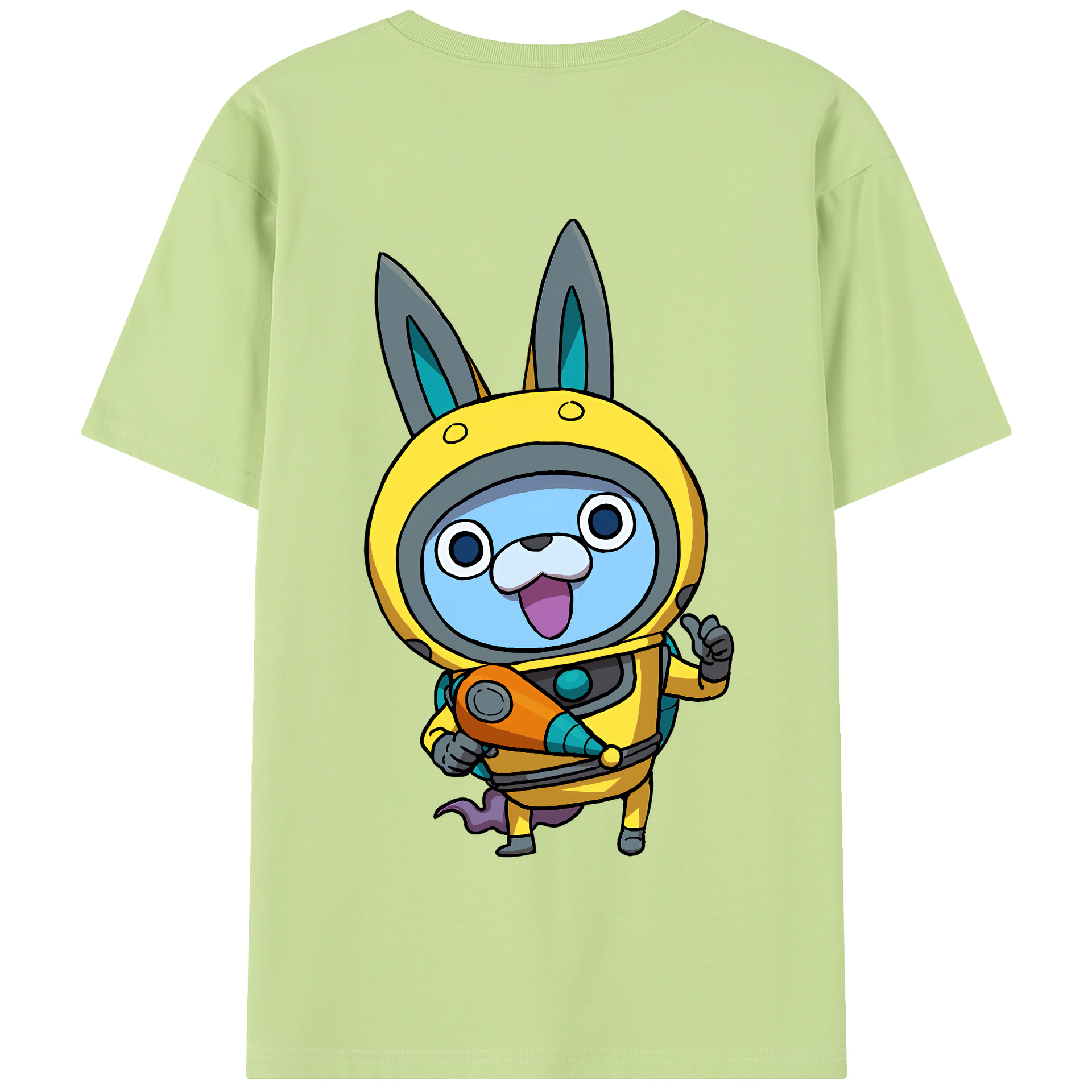 （画像用） 妖怪ウォッチ Yo-kai Watch 綿100％半袖Tシャツ（背面プリント）